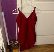 Women's Red Dress Cocktail Party Attire