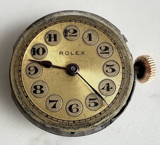 Antique Rolex Mechanical Ladies Watch 15j Movement Dial & Hands