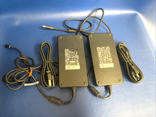 2x Dell OEM Delta 240W AC Adapter GA240PE1-00  LA240PM160 19.5V w/ Power Cords