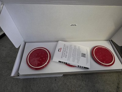 STAUB Ceramique 3-pc Mini Cocotte Set 4'' Cherry NEW IN BOX