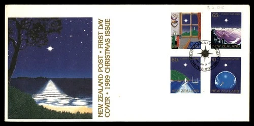 Mayfairstamps New Zealand FDC 1989 Christmas sky First Day Cover aax_51789