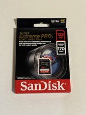 NEW SanDisk 128GB Extreme PRO SD SDXC Memory Card 170MB/s Class 10 UHS-1 U3 4K
