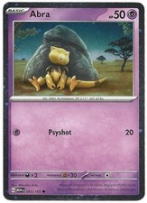 Abra (Cosmos Holo) 063/165 Promo Miscellaneous Cards & Products Pokemon NM