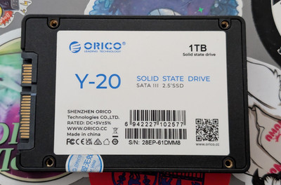 ORICO  Y20-1T  1TB SATA SSD 2.5 Inch Internal Solid State Drive - TESTED
