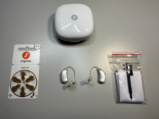 Siemen Pure 301 RIC hearing aids left right color white