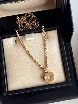 CHOPARD Happy Diamonds Kette 750/18k Gelbgold wie Neu!