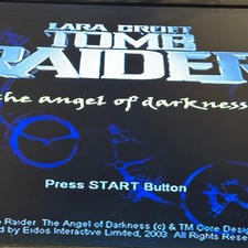 Sony Tomb Raider Angel of Darkness PS2 TESTED NTSC Black GOOD Disc Only