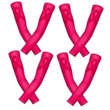 Breast Cancer Awareness Sleeves Pink Ribbon Arm Sleeve for Women Sport 4