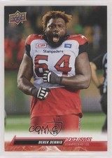 2023 Upper Deck CFL Exclusives 74/100 Derek Dennis #4 0cv6