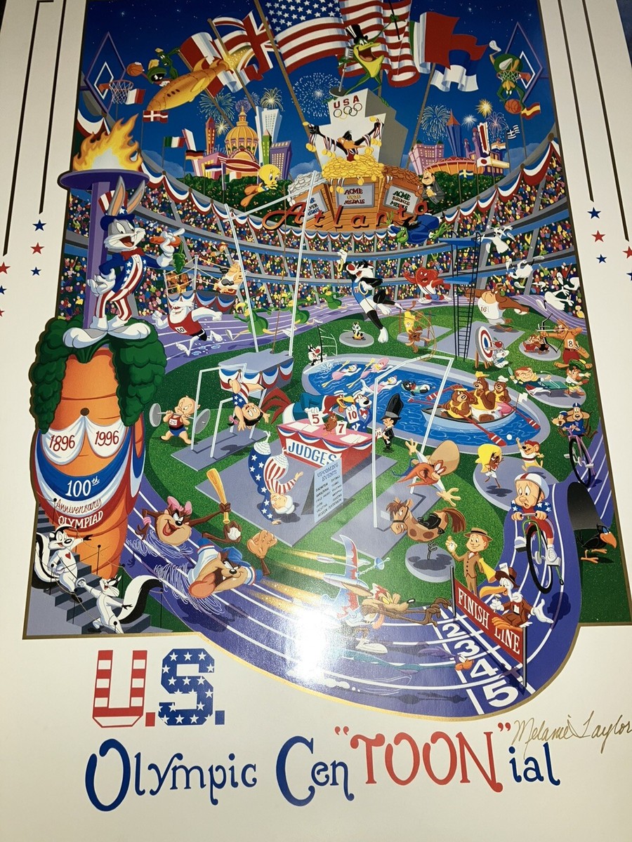 MELANIE TAYLOR KENT Signed US OLYMPIC CENTOONIAL Rare Warner MELANIE TAYLOR KENT Signed US OLYMPIC CENTOONIAL Rare Warner