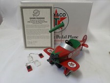 Limited Ed Texaco Sky Chief DieCast Metal 1940 Air King Pedal Plane Numbered NEW
