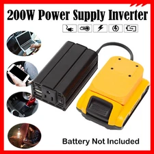 US Power Supply Inverter For  Dewalt 20V Battery to AC 110V Modified Sine Wave