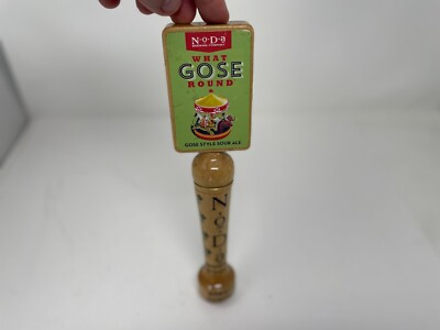 NoDa Brewing Company What Gose Round gose style sour ale tap handle
