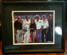Dale Earnhardt Sr 8x10 authentic autographed framed photos Two 
