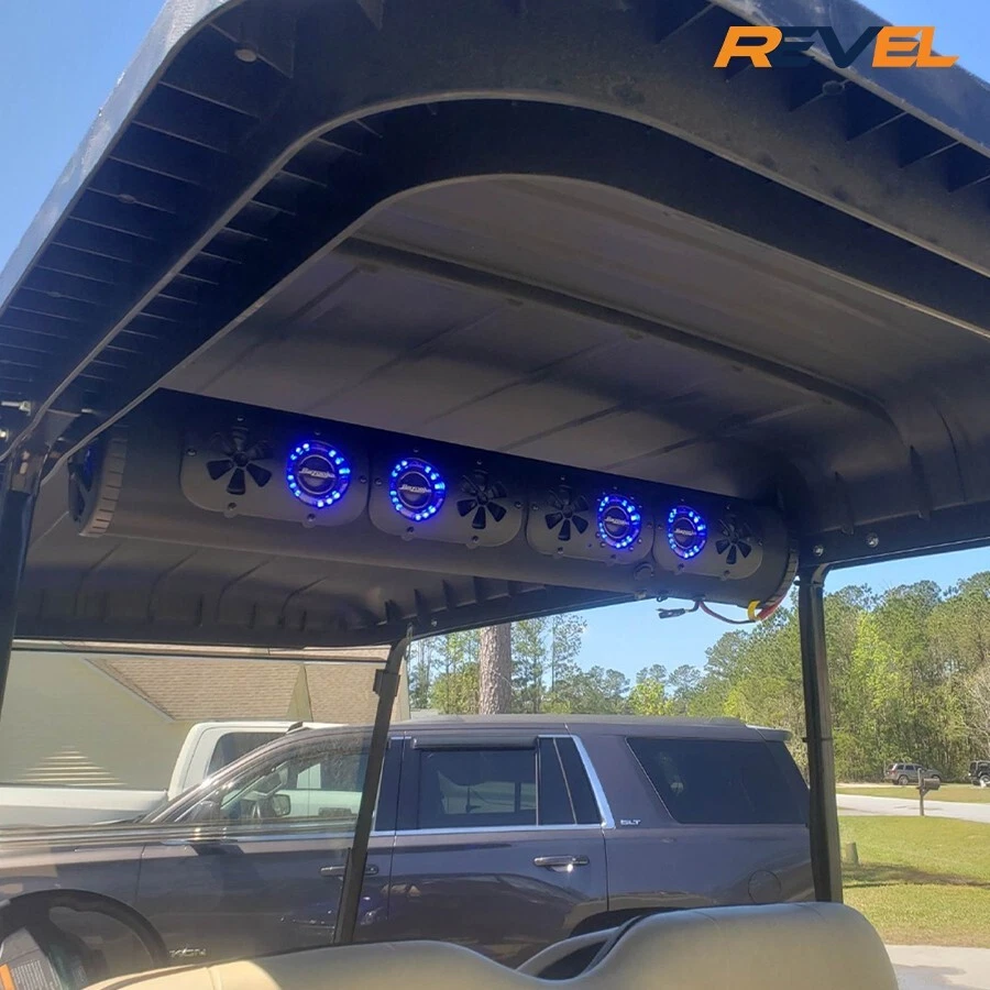 Bazooka speaker for golf cheap cart