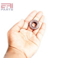 EAI 14x28x7mm FPM/FKM Oil Shaft Rotary Seal w/ Stainless Steel Spring Dbl Lip