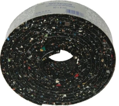 RE-Schraub Refix Granulatrolle Terrassen Unterkonstruktion Granulat 5 Meter 60x8