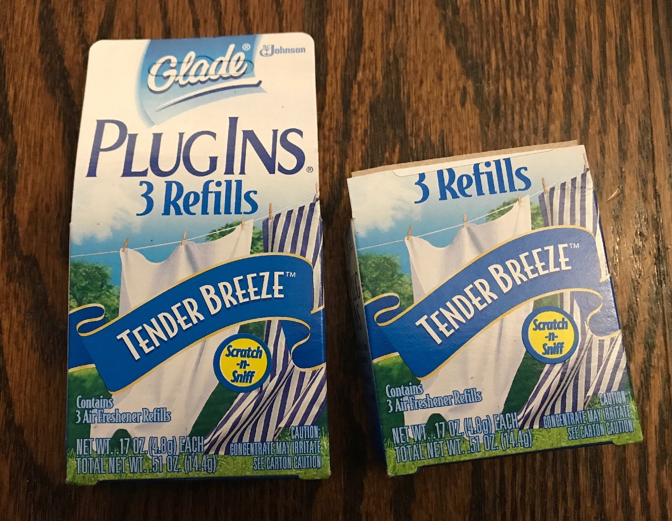 Glade PlugIns Tender Breeze 6 Gel Refill 2 Boxes Retired Discontinued