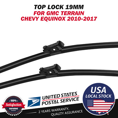 Set of 2 24''&17'' Bracketless Windshield Wiper Blades For Ford Kuga MK1 2008-2012