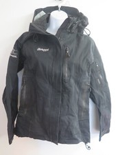 Bergans Of Norway Dermizax Waterproof Hooded Jacket Coat S Uk 8 Euro 36 Black