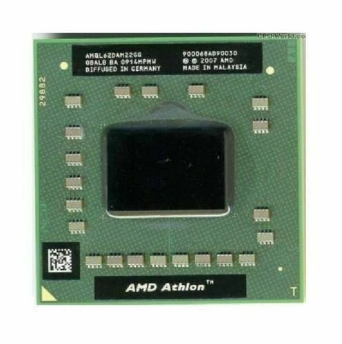 AMD Athlon 64 X2 QL60 QL62 QL64 QL65 QL66 QL67 Socket S1 638pin Mobile CPU - Image 2 of 4