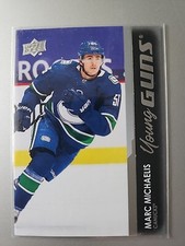 2021-22 Upper Deck Series 1 Hockey Young Guns Marc Michaelis #235 Vancouver...