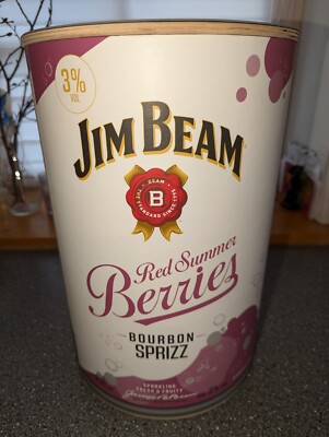 Jim Beam Red Summer Berries Hocker, Jim Beam Hocker, Jim Beam Holztonne
