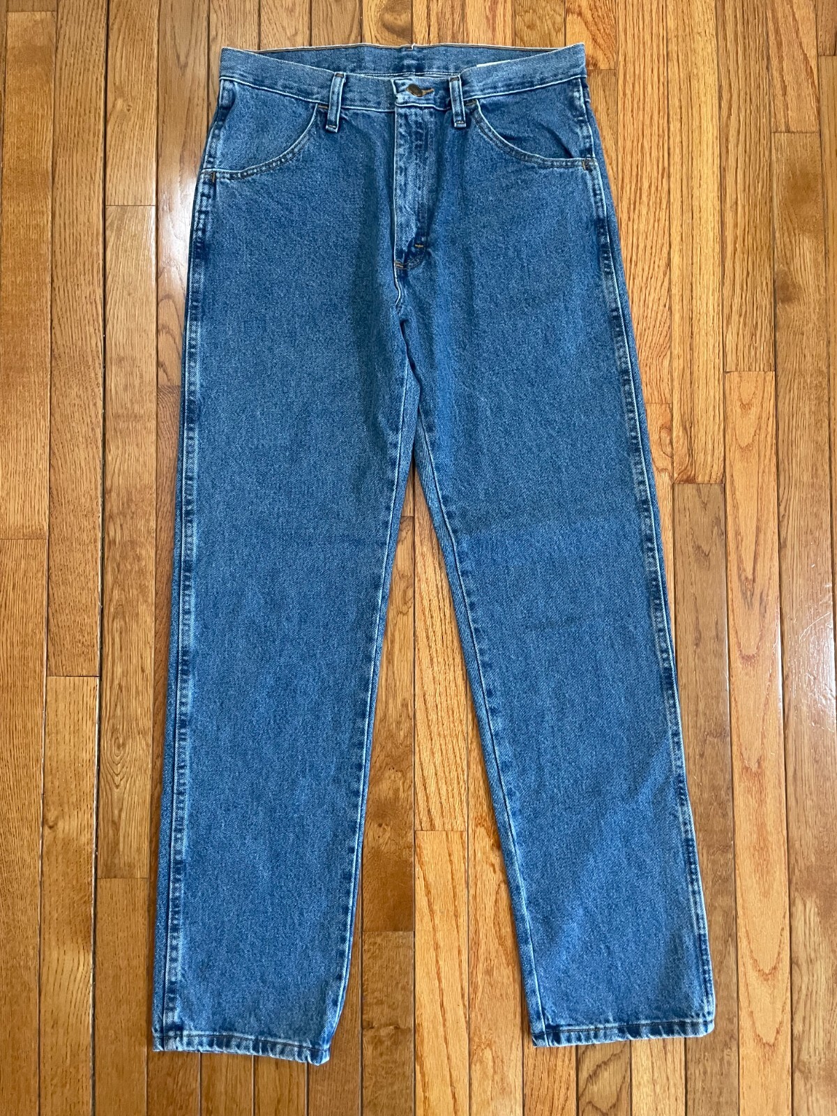 Rustler Men's Heavyweight Denim Jeans 32x32 Regular Fit Straight Leg