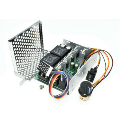 DC 10-55V MAX 60A Reversible PWM Motor Speed Controller 12V 24V 36V US Stock