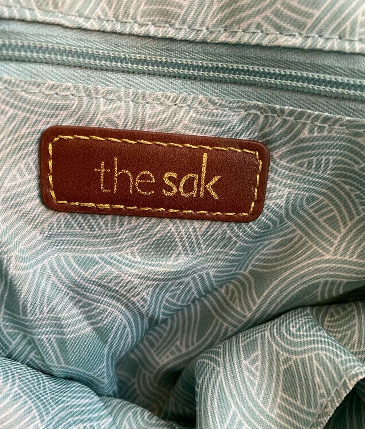 The Sak Saratoga Tobacco Leather Convertible Backpack Crossbody Bag EUC