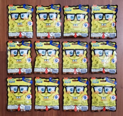 Mega Bloks Construx SpongeBob Square Pants Series 5 Blind Bag Sealed 12 Pack