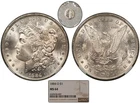1884-O/O $1 Morgan Silver Dollar - VAM 7A Pitted Die ED - NGC MS 64 - SKU-B3027
