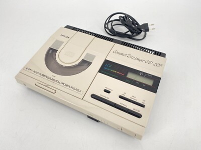 * CD-PLAYER PHILLIPS COMPACT DISC PLAYER CD 207 ORIGINAL 80ER HIGH QUALITY