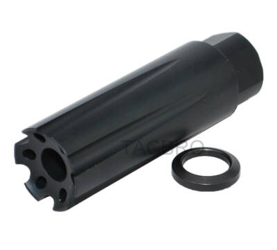 Black Aluminum 1/2x28 Thread Pitch 350 Legend Linear Comp