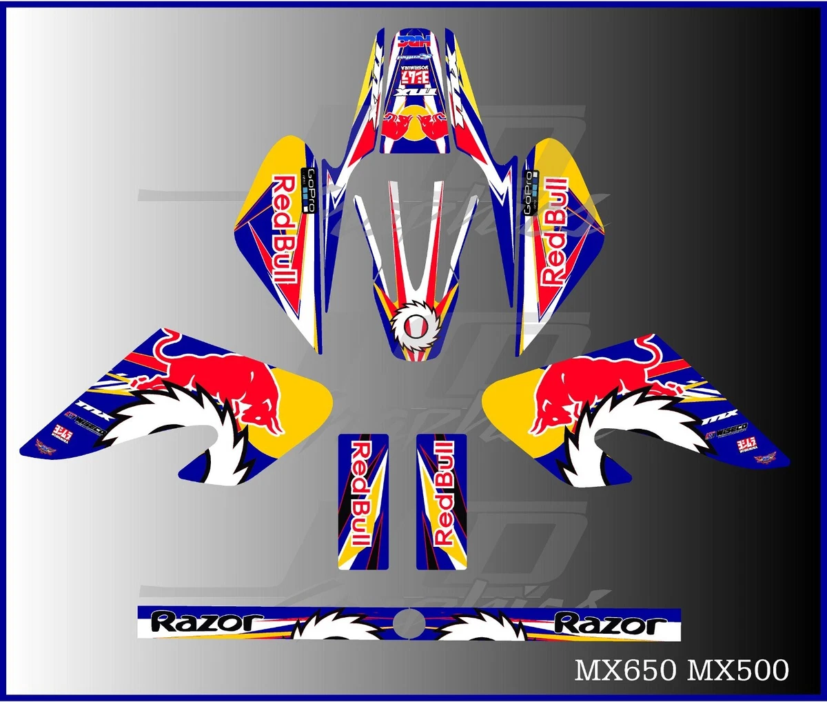 Razor mx650 graphics on sale kit