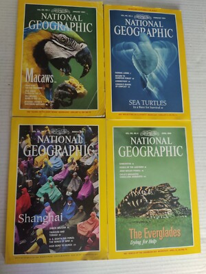 1994 Year Set of 11 National Geographic Magazine. Missing