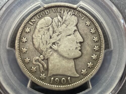 1901-O F-12 PCGS Barber Half Dollar LITY and half+ of BER Looks F-VF