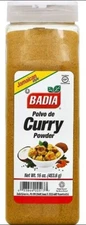 Curry Badia Powder Seasoning Jamaican Style Gluten Free 1LB Pack Organic 16oz