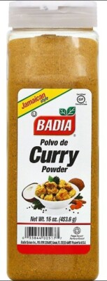 Curry Badia Powder Seasoning Jamaican Style Gluten Free 1LB Pack Organic  16oz - Main Image