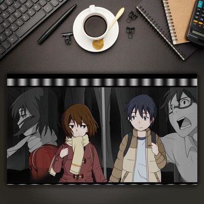 Anime ERASED Kayo Hinazuki Satoru Fujinuma Boku Dake G Playmat mat CCG custom