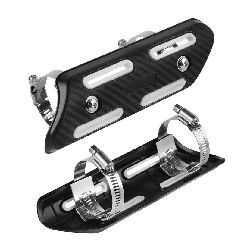 Universal Motorcycle Exhaust Pipe Protector Heat Shield Cover
