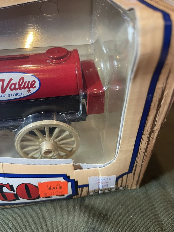 Ertl Horse & Wagon  Die-Cast Coin Bank True Value 1990 - Image 3 of 4