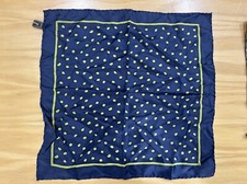 100 SILK PAUL STUART POCKET SQAURE