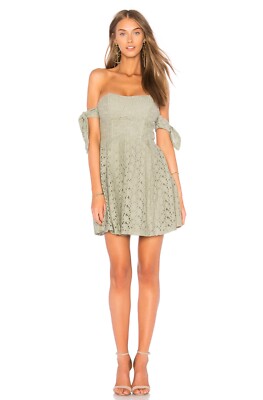 olive green dress revolve Petal and Pup Womens Melody Plisse Halter Maxi Dress main image 1