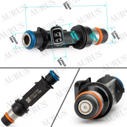 6x OEM DELPHI Fuel Injectors for 2002-2004 Buick Chevy GMC Isuzu Oldsmobile 4.2L - Picture 4 of 6