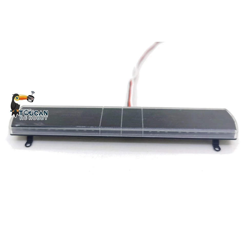 Warning Light Bar Lights DIY Lamp for 1/14 RC Tractor Truck Model Dump Car Lorry - Image 2 of 4