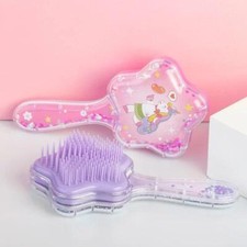Mermaid Children kids Hair Brush Cartoon Massager Comb High Quality Antidetangle