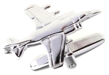 Plane Cufflinks Military Jet Intakes Pilot Wedding Fancy Gift Box Free Ship USA