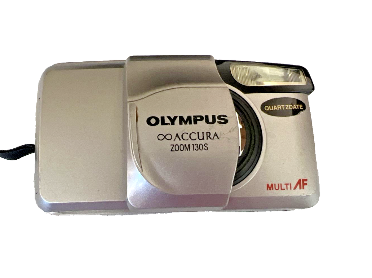 Olympus Accura Zoom 130S 35MM Film Camera | Quartz Date | Silver
