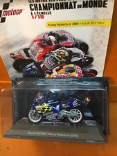 MOTOS 1/18 N° 59 KENNY ROBERTS JR 2000 SUZUKI RGV 500 R NEUF+FASCICULE 